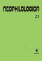 Neophilologica. Vol. 21: Etudes semantico-syntaxiques des langues romanes