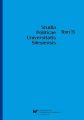 Studia Politicae Universitatis Silesiensis. T. 13