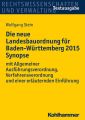 Die neue Landesbauordnung fur Baden-Wurttemberg 2015 Synopse