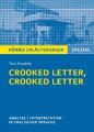 Crooked Letter, Crooked Letter von Tom Franklin. Konigs Erlauterungen Spezial.