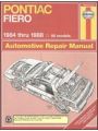 Pontiac Fiero (1984-1988 .) Haynes Manual